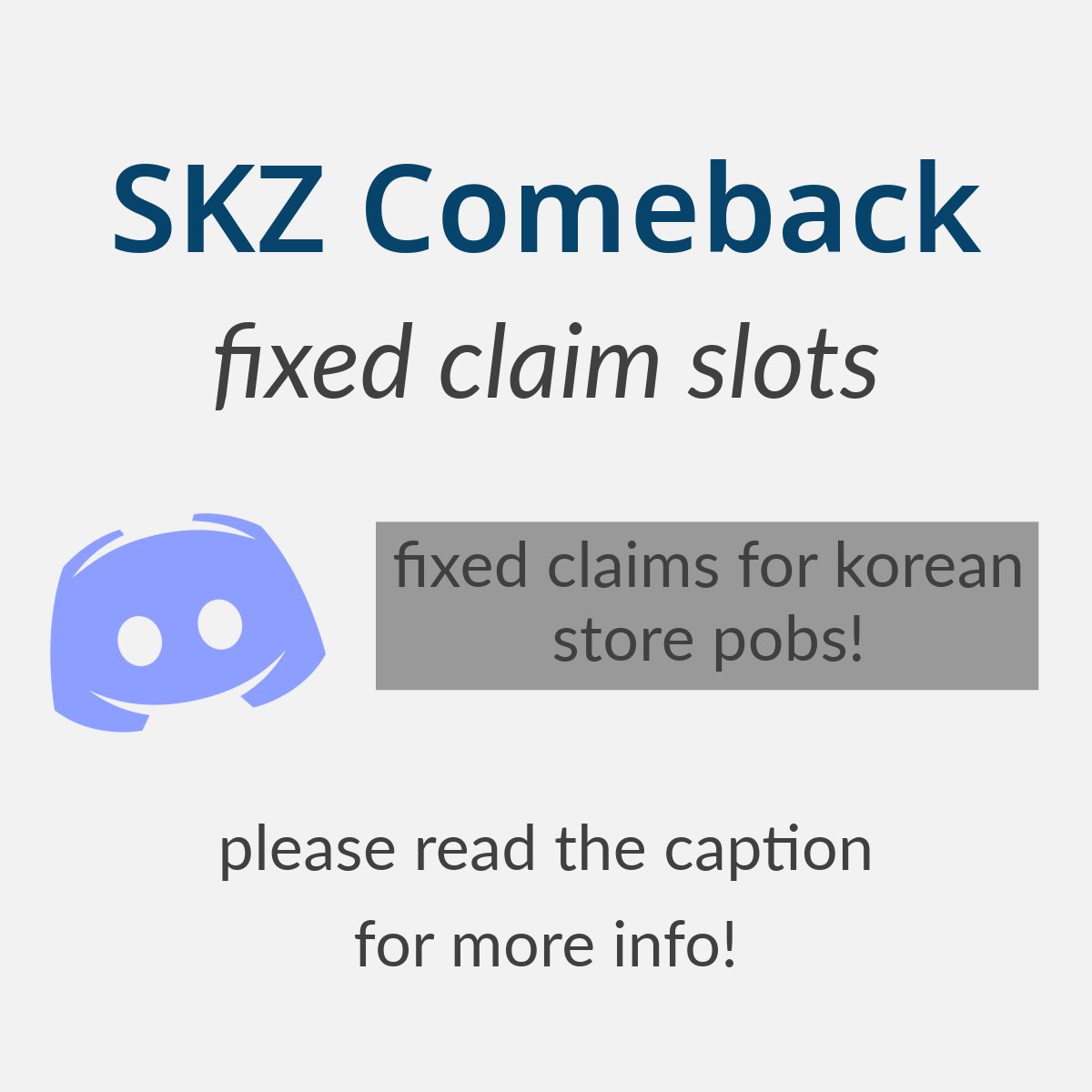 LF fixed claim GO joiners for the upcoming stray kids comeback! 

✅ Seungmin 
✅ Jeongin

> USA based; open ww
> Korean store pobs
> must join my discord server