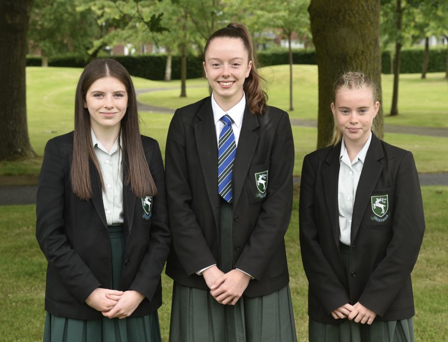 Congrats to Y10 footballers Hannah McKinstry, Ellie Tohill &amp; Caitlin Shields, each of whom have been selected onto the N.I. U15 Training Squad. 

The girls gained selection following participation in the National Performance Programme, followed by a series of trials. 

Well done!