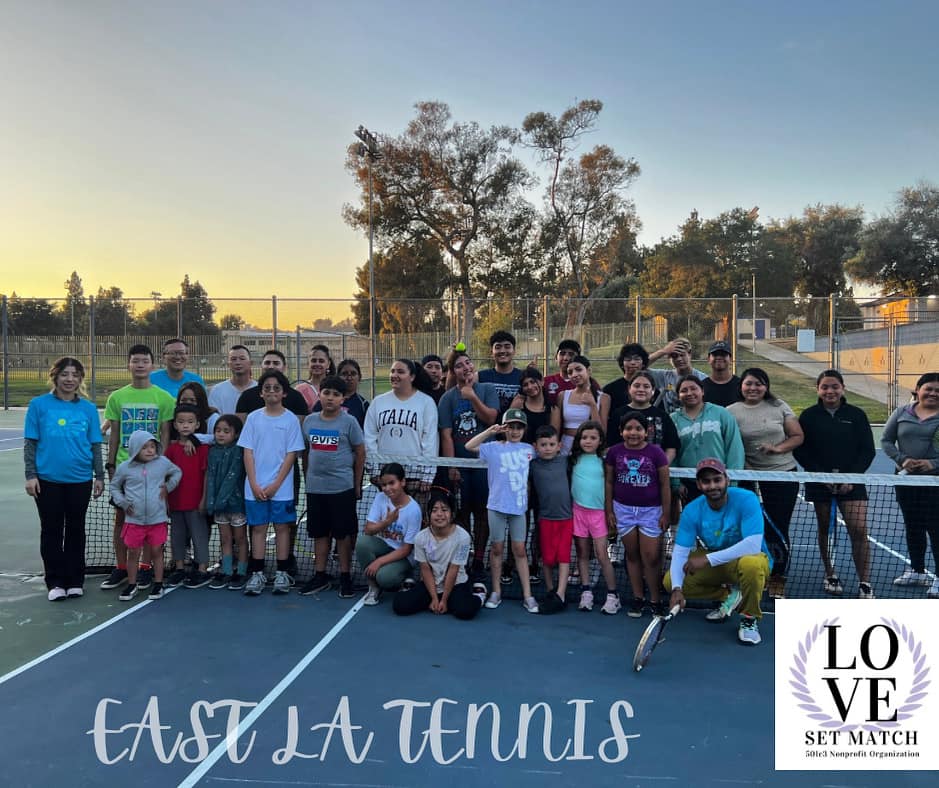LoveSetMatch_'s tweet image. Awesome turnout at Belvedere Park last night for our Free EAST LA Tennis Class serving many who would never get a chance to learn!  We need more courts! Thanks for your support!  #nonprofit #tenniscoaching #tennis