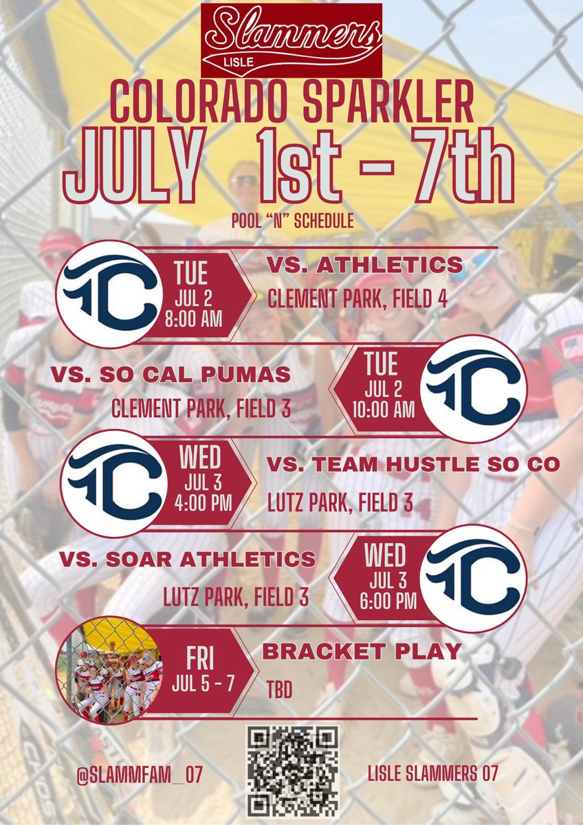 slammfam_07's tweet photo. We’ve got the #SummerSlam in Lisle next weekend but we’re super excited for the start of July! The #SlammFam is going to Denver. ⛰️🎆🥎 https://t.co/sP4YvT8k1d