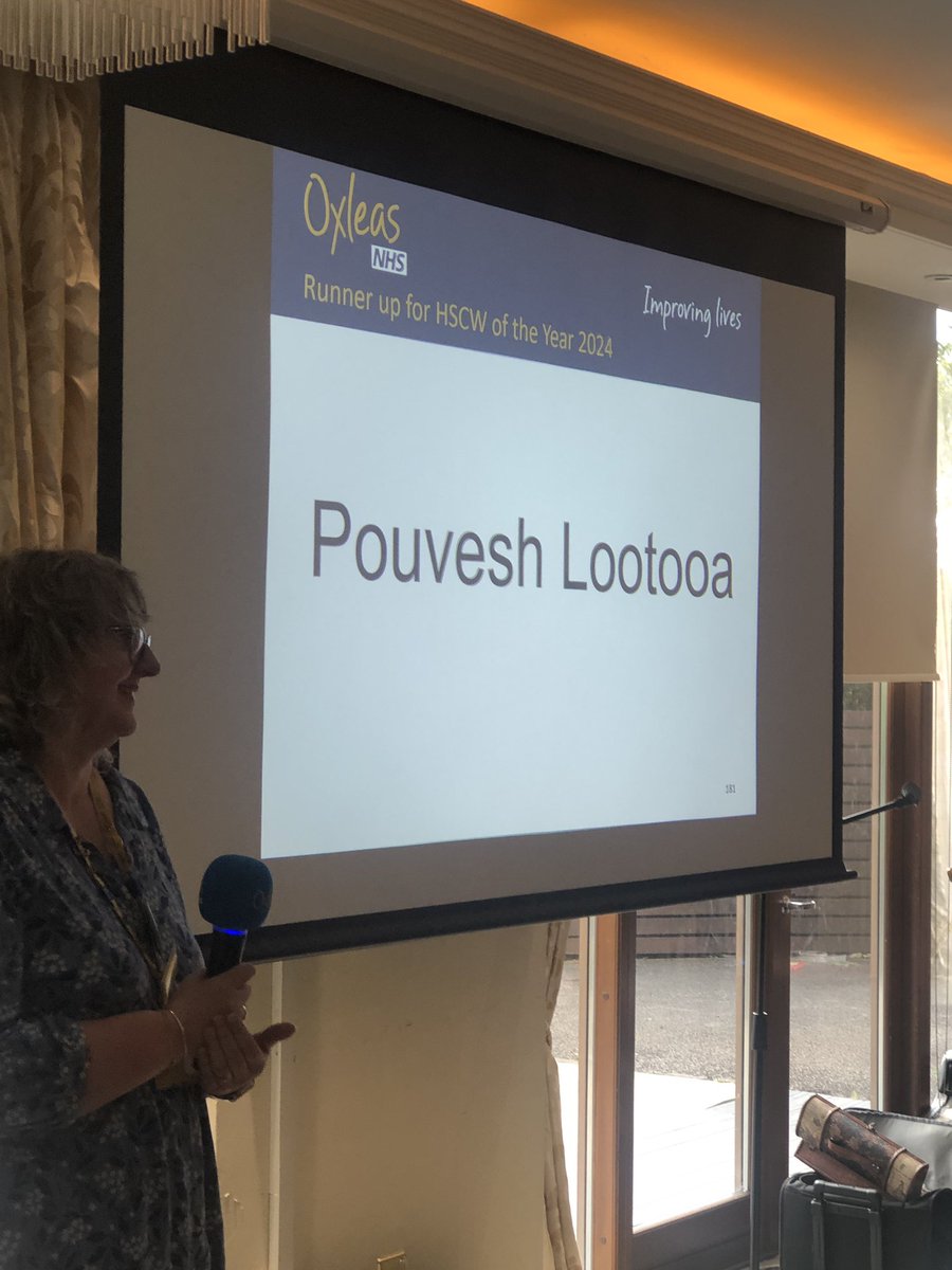 Oxleas Annual Nursing Conference Awards, runner up Health care support worker of the year……Pouvesh 👏🏻👏🏻👏🏻👏🏻👏🏻<a href="/OxleasNHS/">Oxleas NHS</a>