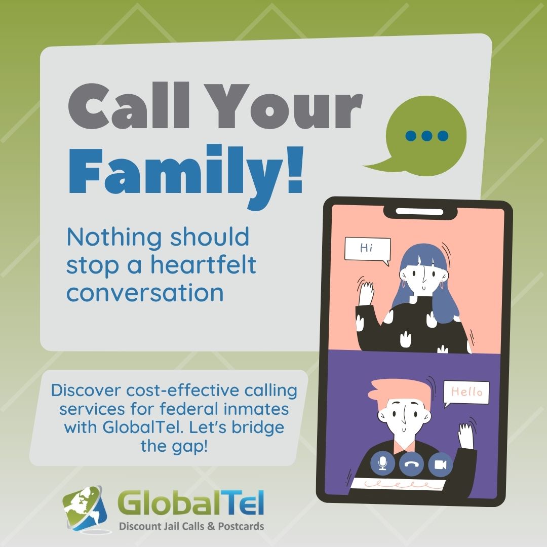 globaltel_call's tweet photo. Reconnect with your loved ones effortlessly. Discover GlobalTel's affordable calling services for federal inmates and make every call count. Start reconnecting today with GlobalTel! 🌐❤️ #PrisonCalls #InmateCommunication #GlobalTel #AffordableCalls https://t.co/rFu3rhV3Ga