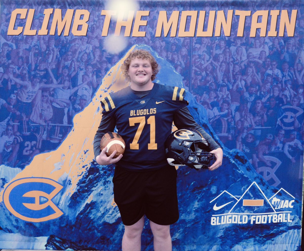 I’m excited to announce I have received my first offer to play under <a href="/CoachE_Blugolds/">Rob Erickson</a> at Eau Claire! Thank you coach! <a href="/CoachMcHugh62/">Mike McHugh</a> <a href="/raccoonfootball/">Raccoon Football</a> <a href="/MJ_NFLDraft/">Mark Johnson</a>