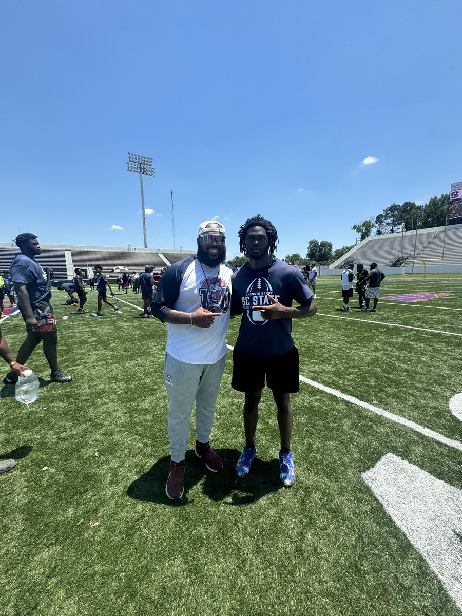 DevontyMcDaniel (@devontymcdanie1) on Twitter photo Had a great time <a href="/SCState_Fb/">South Carolina State Football</a> camp cant wait to come again thursday. Thank you <a href="/CoachAlston5/">Coach Rashard Alston</a> for the amazing coaching and tips on how to be a better running back i would also like to thank <a href="/coachberry77/">Chennis Berry</a> for the hospitality. Had a great time <a href="/SCState_Fb/">South Carolina State Football</a> camp cant wait to come again thursday. Thank you <a href="/CoachAlston5/">Coach Rashard Alston</a> for the amazing coaching and tips on how to be a better running back i would also like to thank <a href="/coachberry77/">Chennis Berry</a> for the hospitality.