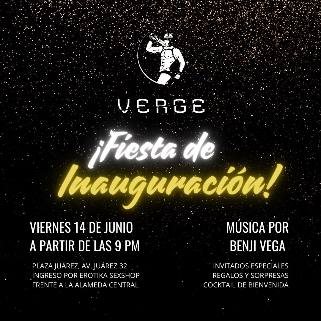 verge_cdmx's tweet image. ¡Viernes de Gran Inauguración! 🥳 
Hoy abrimos día y noche. 🌞 🌙 
🎟️ Entrada $100 de 1pm a 9pm y $200 de 9pm en adelante.
🔥 Consigue tus boletos en Preventa para la fiesta nocturna a mejor precio aquí: eventbrite.com/e/fiesta-de-in…