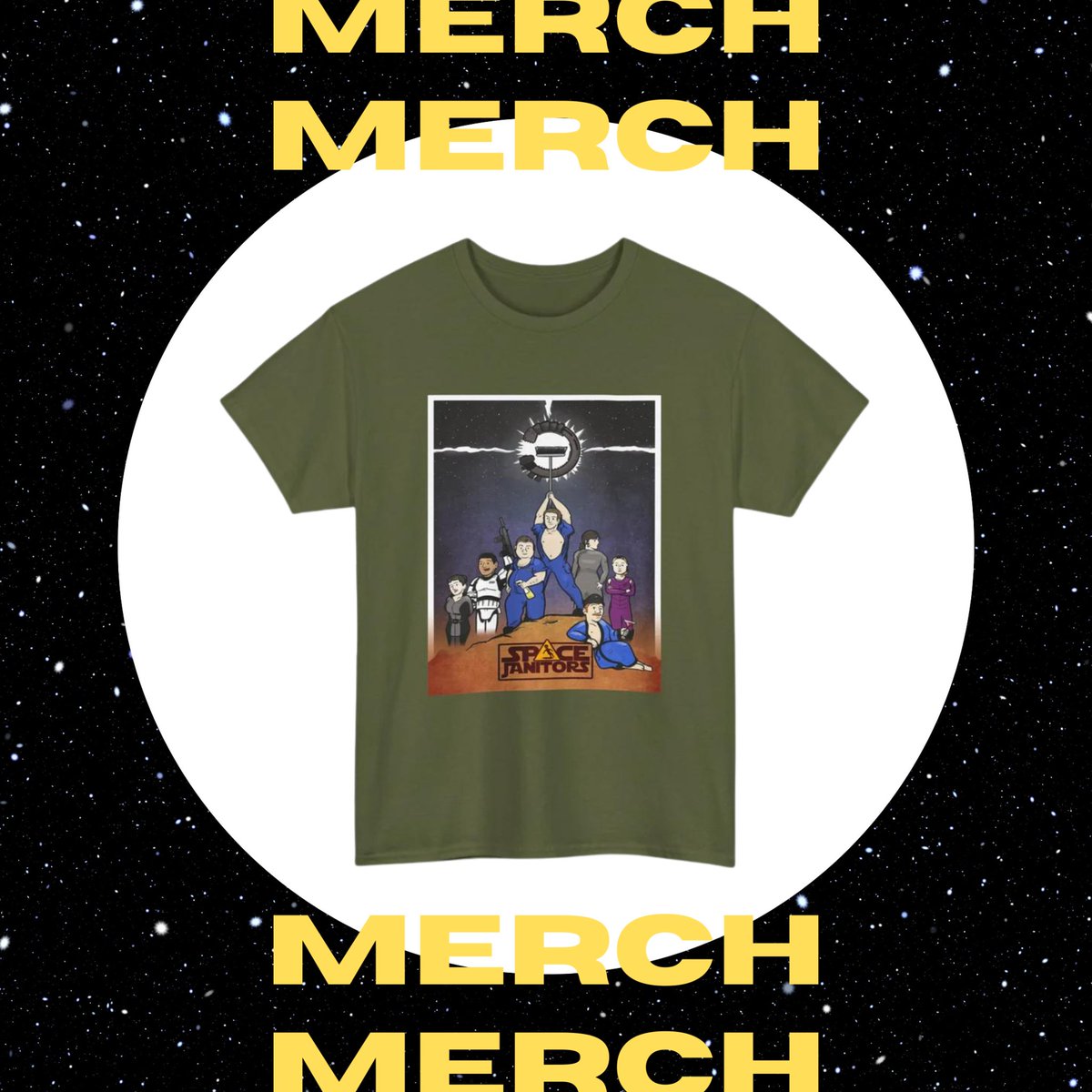 spacejanitors's tweet image. We've got graphic tees! Yeah, baby. 👕

Check them all out at the official #SpaceJanitors merch store: spacejanitors.myshopify.com