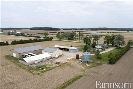 102 acre cash crop farm is available in Kerwood, Ontario ⤵️

88 workable acres, systematically tiled every 30 feet, 58'x96' drive shed for storage, a heated 48'x48' shop and more.

Take a look: farms.com/farm-real-esta…

#OntAg #FarmRealEstate <a href="/farm_ontario/">Farm Ontario: Farm Real Estate</a>