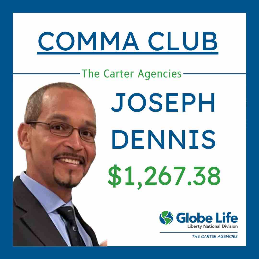 CarterAgencyLND's tweet photo. CONGRATULATIONS to this week’s 💰COMMA CLUB💰 members! You guys decided to show up and show out! 

#thecarteragencies #jacksonvillefl #globelifelifestyle #mtxe #commaclub #moneymoneymoney https://t.co/YzexYuxm9c