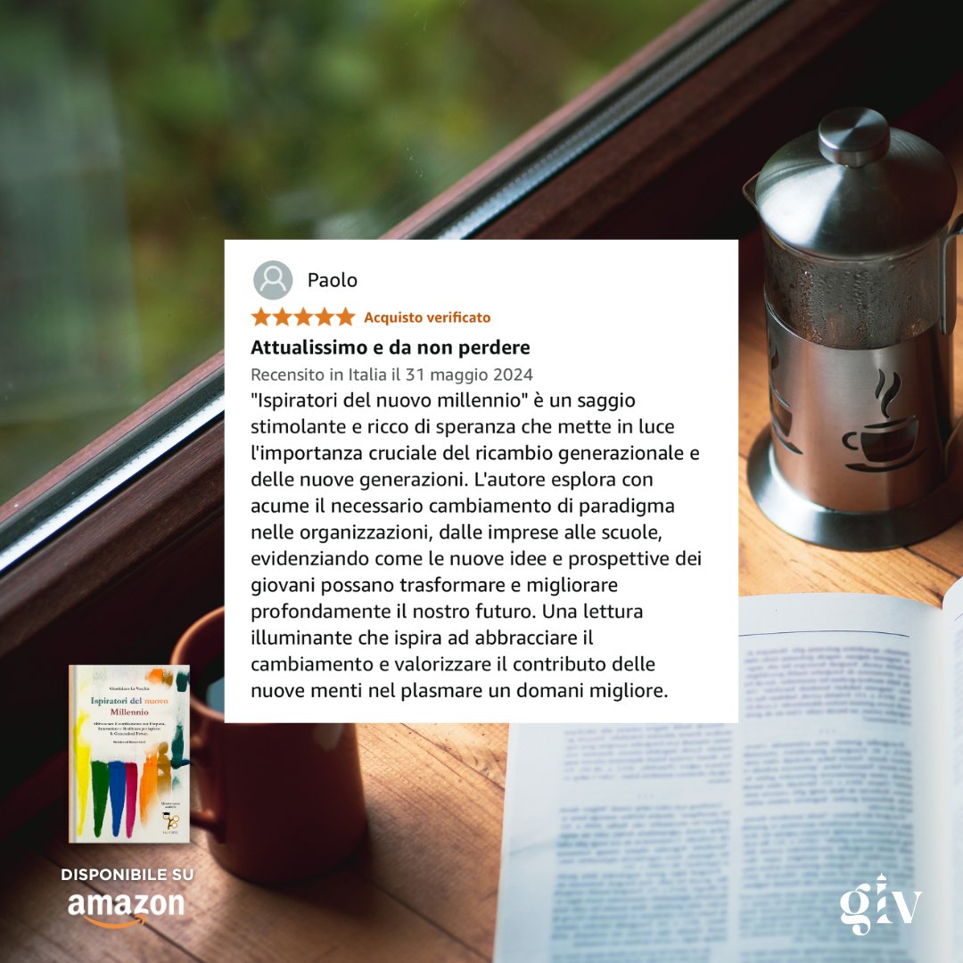 Grazie a tutti coloro che hanno dedicato del tempo per leggere il libro e condividere le loro opinioni!

Disponibile in esclusiva su Amazon nei formati eBook e cartaceo amzn.eu/d/3TKBs03