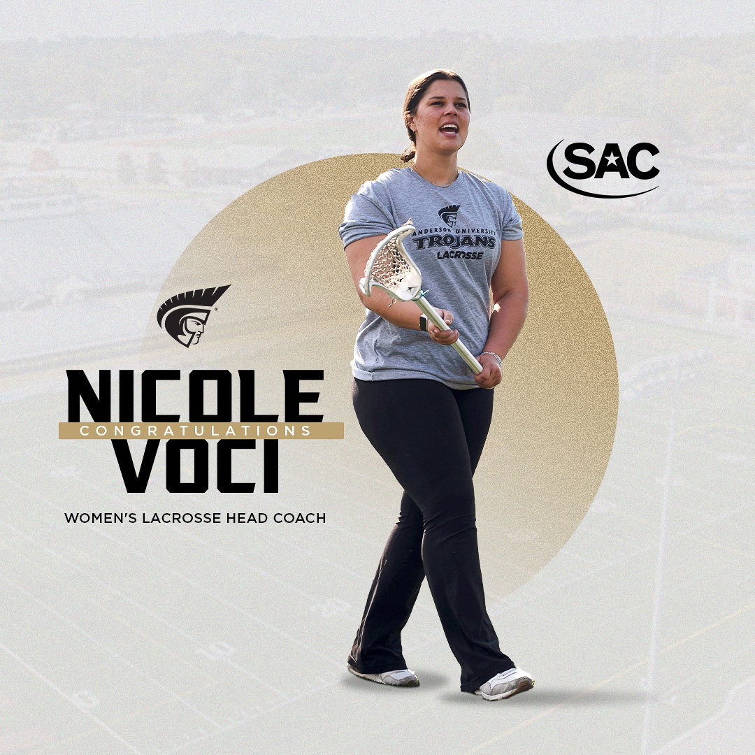 🚨A New Era for AU Women’s Lacrosse🚨

Nicole Voci has been named Head Women’s Lacrosse Coach for the Trojans!

Join us in congratulating Coach Voci! #TrojanArmy