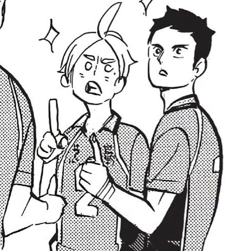 escalopedra's tweet photo. AU #Daisuga

Donde por un comentario de un compañero de clases, Daichi se da cuenta de lo parecidos que son Michimiya y Suga

O donde Suga sabe que Daichi y Michimiya andan en algo y no puede evitar sentir agarrarle bronca a ella. https://t.co/piHoalokIl