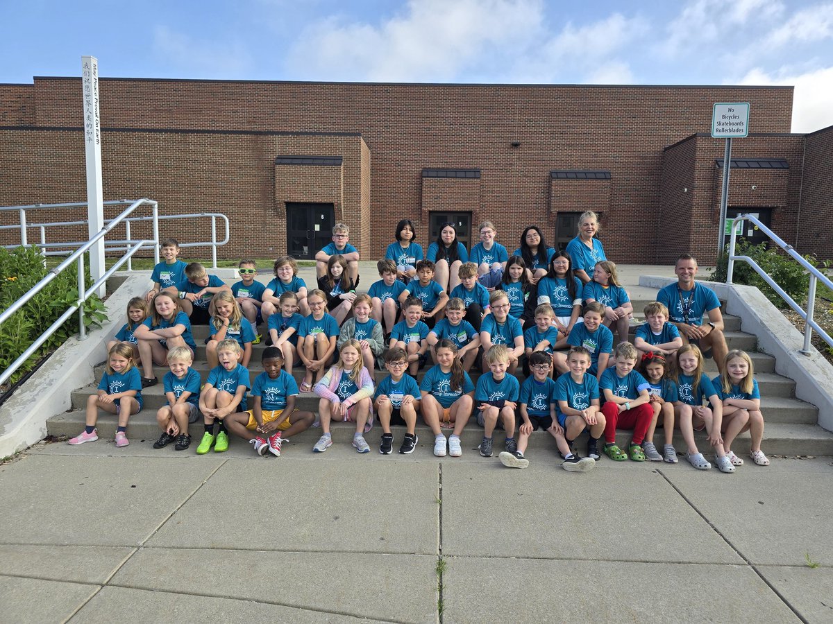 AdamYoder_23's tweet image. 38 terrific campers + 7 amazing staff = 1 AWESOME week of @CampInvention #campinvention #concordpride