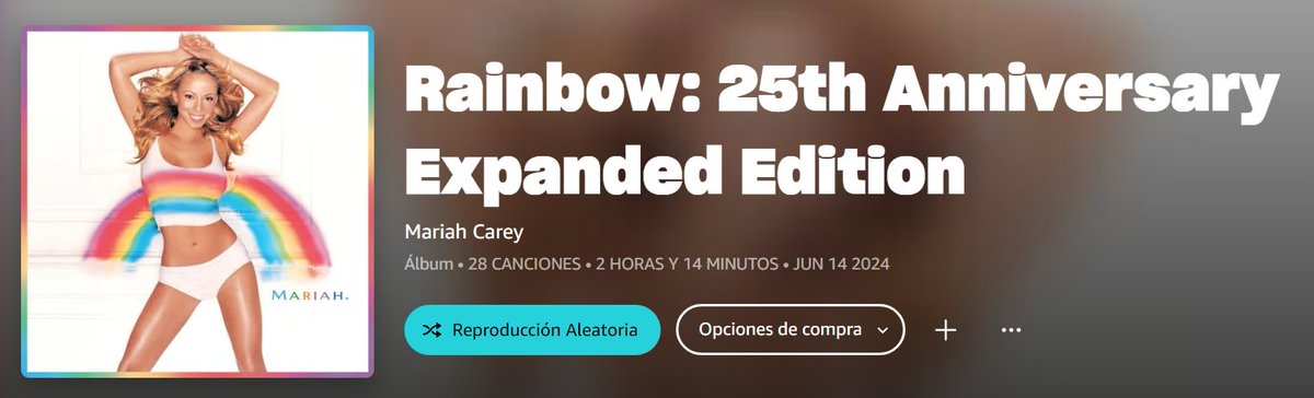 b2fly2000's tweet image. Vamos #AmazonEspaña saca el vinilo #Rainbow25 ya!!! @amazon @AmazonHelp