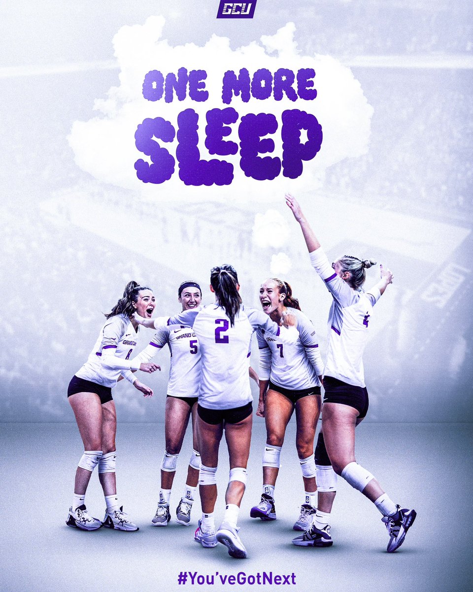 GCU_WVolleyball's tweet photo. Class of 2026, tomorrow is the day!
Allowable contact for future Lopes begins 🔜
#LopesUp 🟣⚪️ #YouveGotNext https://t.co/id5Xx0MgwU
