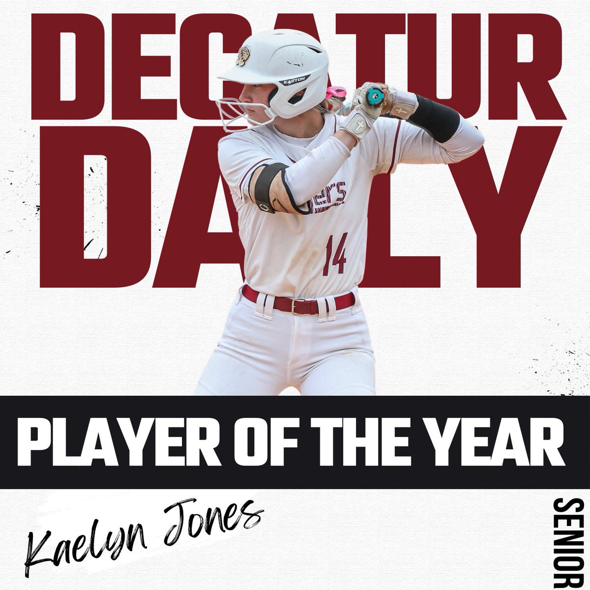 Congratulations to KJ on being named Decatur Daily’s Co-Player of the Year!