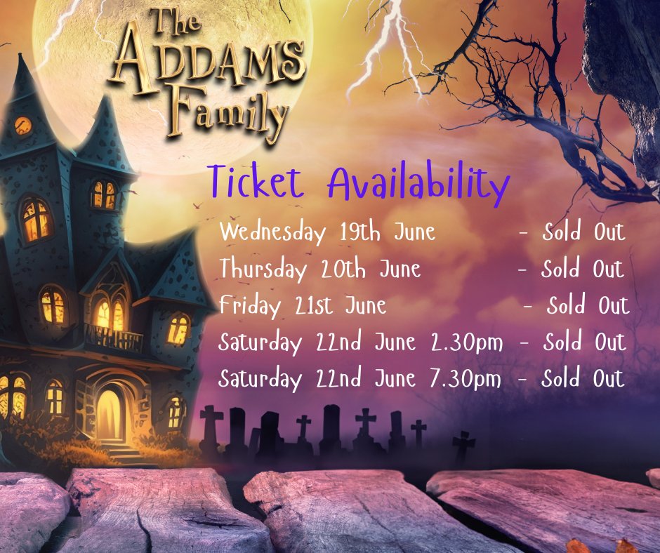 Preston Musical (@prestonmusical) on Twitter photo An update on ticket availability for the Addams Family. Thank you to everyone who has bought tickets and we look forward to seeing you <a href="/PrestonPlayhous/">Preston Playhouse</a> #OurPreston #PMCSAddams An update on ticket availability for the Addams Family. Thank you to everyone who has bought tickets and we look forward to seeing you <a href="/PrestonPlayhous/">Preston Playhouse</a> #OurPreston #PMCSAddams