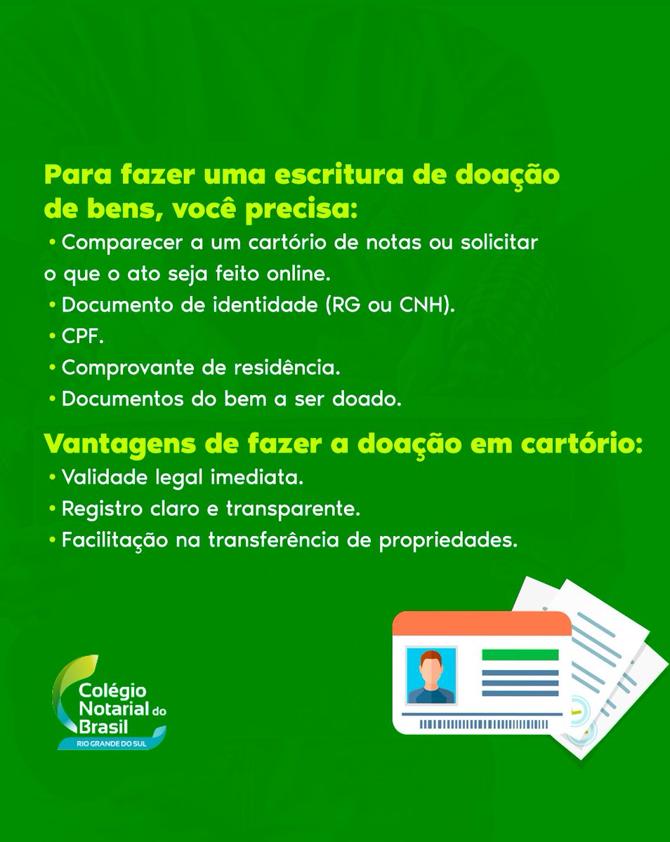 CartorioK's tweet photo. #REPOST @cnb_rs 

Doação

Pretende doar um imóvel e continuar morando nele? Saiba como com o Notariado na Prática desta semana!

#NotariadoemPrática #Notariado #atonotarial #cartoriodenotas #cnb_rs https://t.co/NICmKvfMql