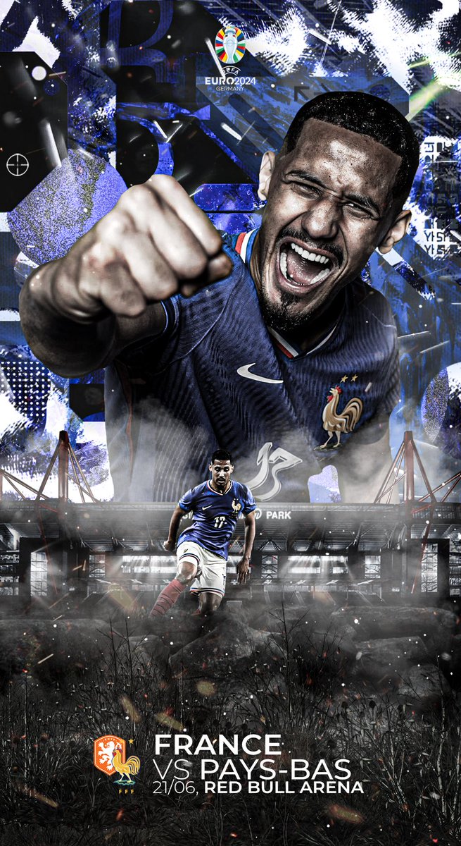 BrazyDesign's tweet image. RÉCENT WORK • William Saliba 💙🤍❤️

#euro2024 #fff #foot #saliba