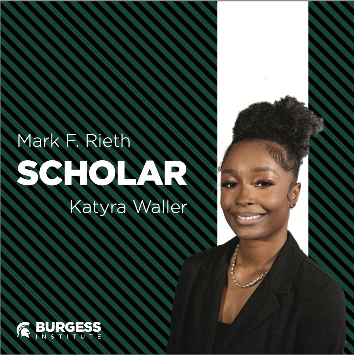 We're delighted to announce that Katyra Waller, the entrepreneurial force behind BC Cosmetics, has won the Mark F. Rieth Scholarship! 🌟 
 Let's celebrate Katyra's achievement and discover her inspiring story through the #linkinbio   

#ScholarshipWinner #BurgessInstitute