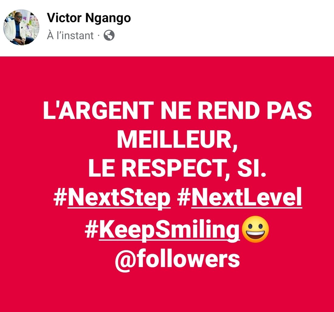 victorngango237's tweet photo. Bon week-end à toi https://t.co/udUpAvjr0I