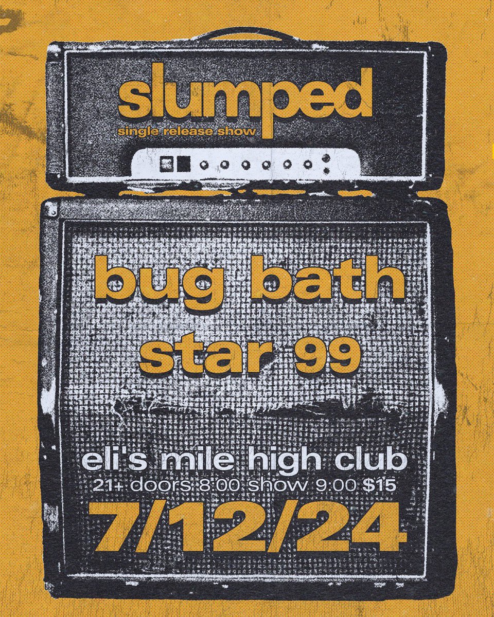 7/12 IN OAKLAND 🖕😳🖕with our friends, gay area's most goated, SLUMPED and STAR 99 ✨ it WILL pop off, we WILL go stupid. If you miss it you ARE stupid. $15 adv / $18dos