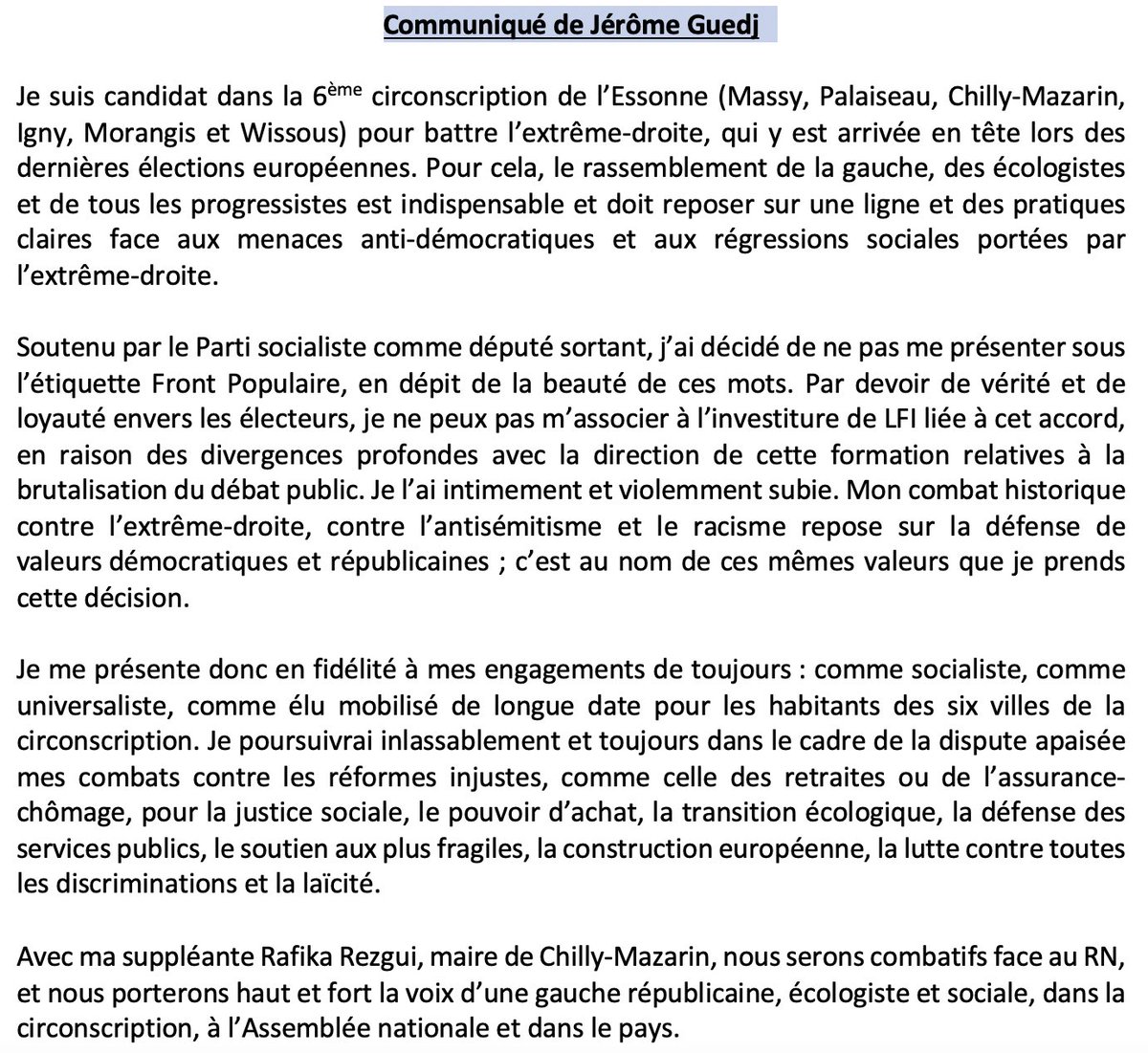 Jérôme Guedj (@jeromeguedj) on Twitter photo 