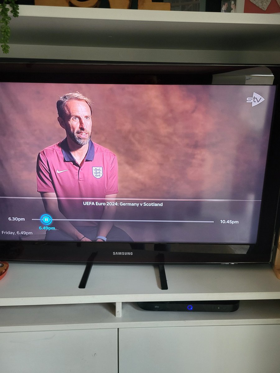 SteveWintonBrew's tweet photo. Great stuff from @STVSport @stv  Turn on the telly to watch the opening game between #Germany and #scotland at the #Euros and they're talking about England! Mental.

Can we have independence vote for the telly? 🫤 https://t.co/idcXqTv0Ci