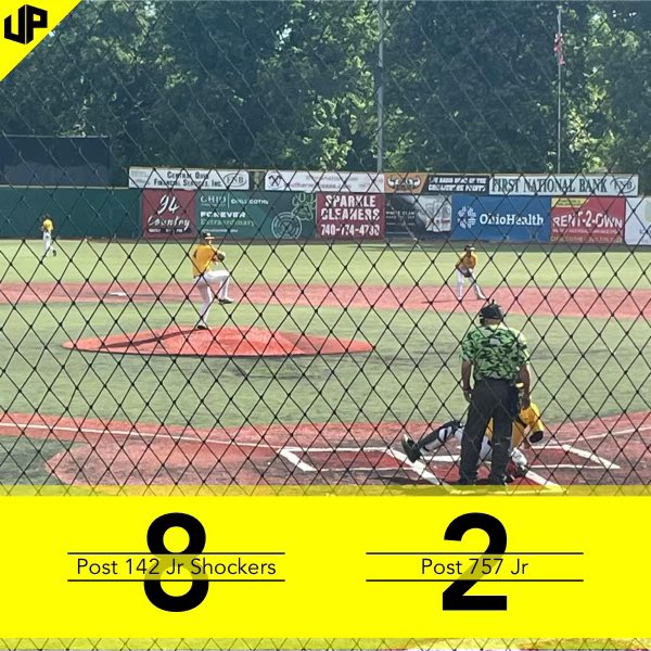 JR SHOCKS - 8
757 Jr - 2
Landon Remy CG W 5 K
Kaleb Nichols, Braylon Oliver and Hunter Cunningham collect RBI’s. #ShockEm⚡️⚡️⚡️