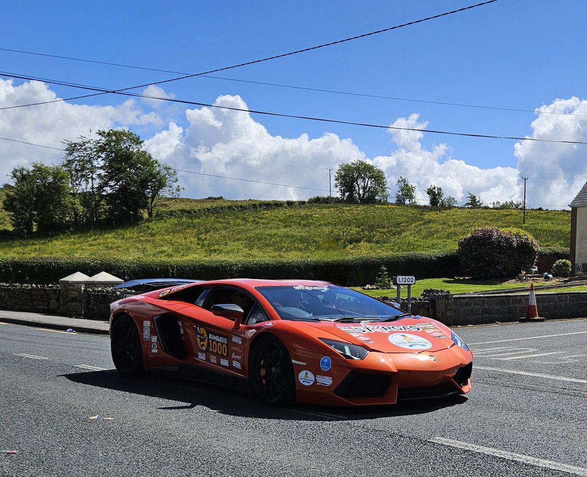 DolDeBie's tweet photo. I think the whole of my local area won the lotto & treated themselves to a few Ferrari's #bumblebee1000 https://t.co/SiuzdNPJGF