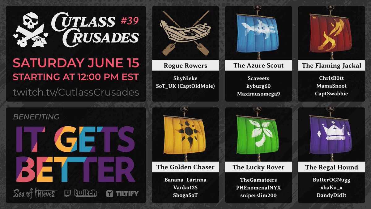 Doing @CutlassCrusades tomorrow with some friends for the first time, raising money for <a href="/ItGetsBetter/">It Gets Better</a> while competing see ya @ noon EST tomorrow