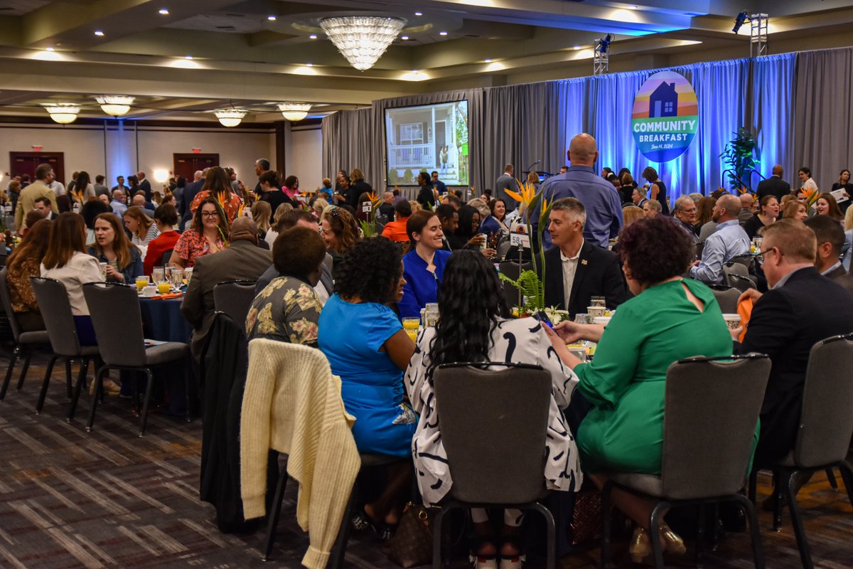 INHP_Home's tweet photo. Community Breakfast may have concluded, but for many INHP clients, the homeownership journey is just getting started.

Thanks to today’s sponsors and supporters, INHP can help more clients realize “Home Is Where the Start Is,” and the many possibilities homeownership can bring. https://t.co/Hsp1Aie5IQ