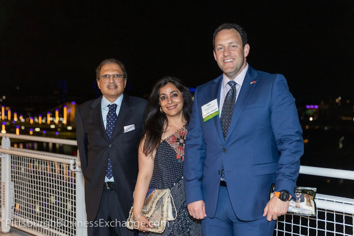 darkrhiinosec's tweet image. An unforgettable night at the David L. Lawrence Convention Center rooftop for the #PittsburghBusinessExchange 'Meet the Presidents' event! Geetika Tandon, Tyler Smith, and I had a great time mingling with industry leaders 🌃🥂

#PBEX #Darkrhinosecurity #networking
