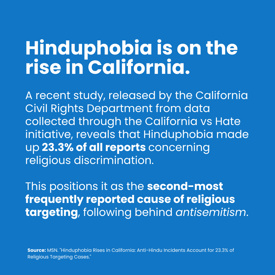 CFSorg's tweet photo. Rising Hinduphobia is a threat to our shared values of tolerance and respect.

It's time to stand together, speak out, educate others, and promote understanding. Together, we can create a world where everyone is valued and accepted. https://t.co/Esbr9X1t8d