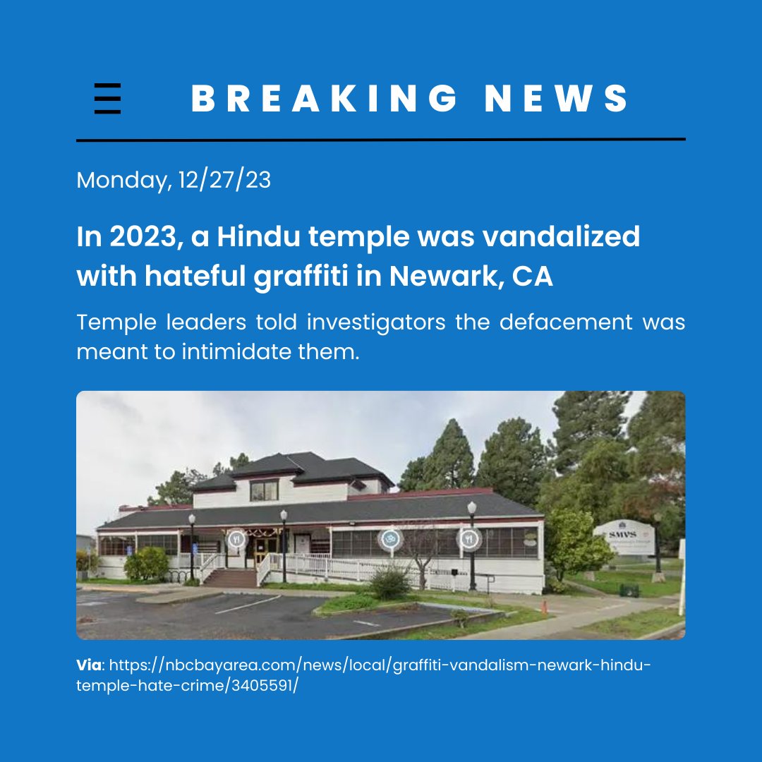 CFSorg's tweet photo. Rising Hinduphobia is a threat to our shared values of tolerance and respect.

It's time to stand together, speak out, educate others, and promote understanding. Together, we can create a world where everyone is valued and accepted. https://t.co/Esbr9X1t8d
