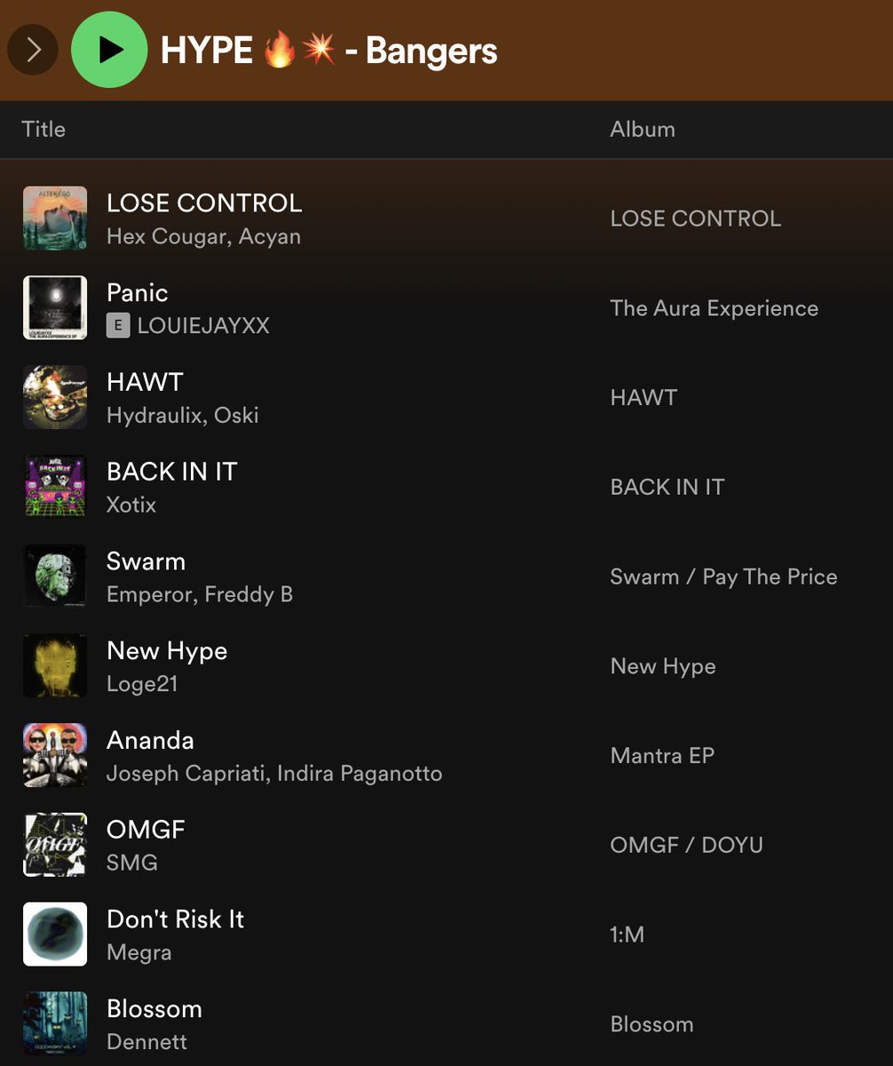 My HYPE playlist is updated! 

🔥💥🔊: spoti.fi/2oCc3db