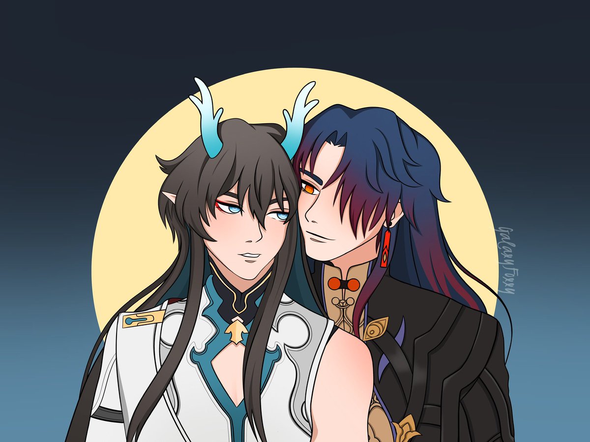 Happy Friday with RenHeng ❤️‍🩹
#renheng #hsr #danheng #blade