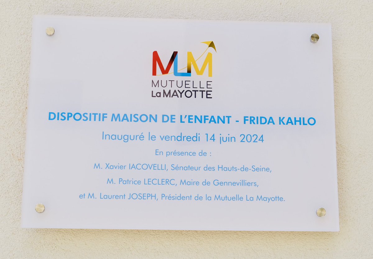 iacovellixavier's tweet photo. 🧒 Très heureux d’inaugurer aujourd’hui la maison de l’enfant-Frida Kahlo à #Gennevilliers , aux côtés du maire, et M. Laurent Joseph, Président de @LaMayotte 

👪 Cet établissement accueille chaque jour 15 enfants avec des troubles autistiques dans la crèche et 32 enfants dans le #Sessad.

🎯 L’objectif : 
👉 Assurer une prise en charge précoce des enfants vulnérables.
👉 Améliorer l'#inclusion des enfants autistes.
👉 Intégrer les interventions de la crèche et du SESSAD.
👉 Impliquer les parents pour faciliter les suivis éducatifs et sociaux.

Structure pilote en Ile-de-France, elle mérite notre soutien et de la dupliquer dans d’autres territoires. 
Un grand merci aux équipes d’éducateurs qui s’occupent quotidiennement des enfants.  
#autisme