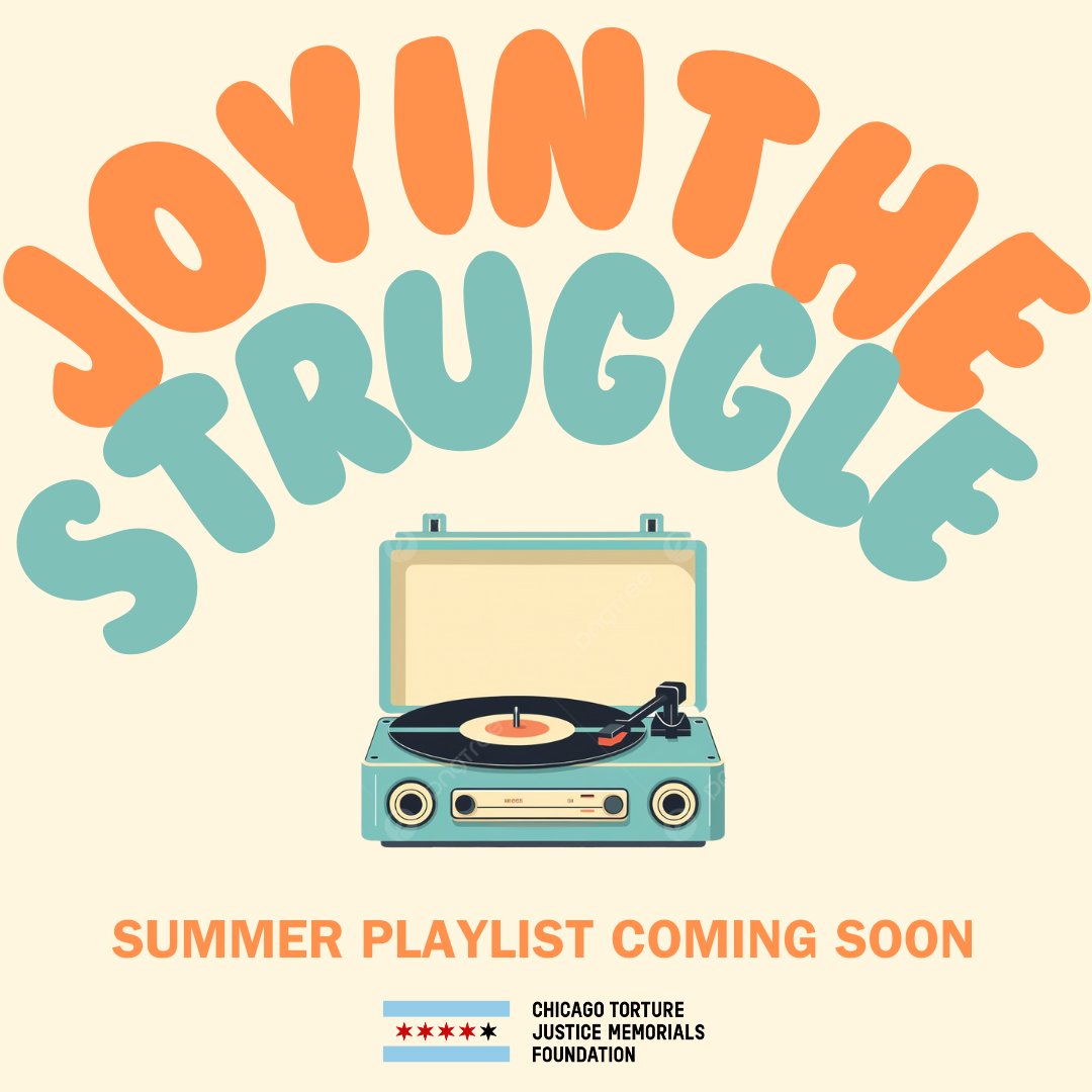 Filled with songs submitted by our community, CTJMF's Joy in the Struggle summer playlist is coming soon! 🧡