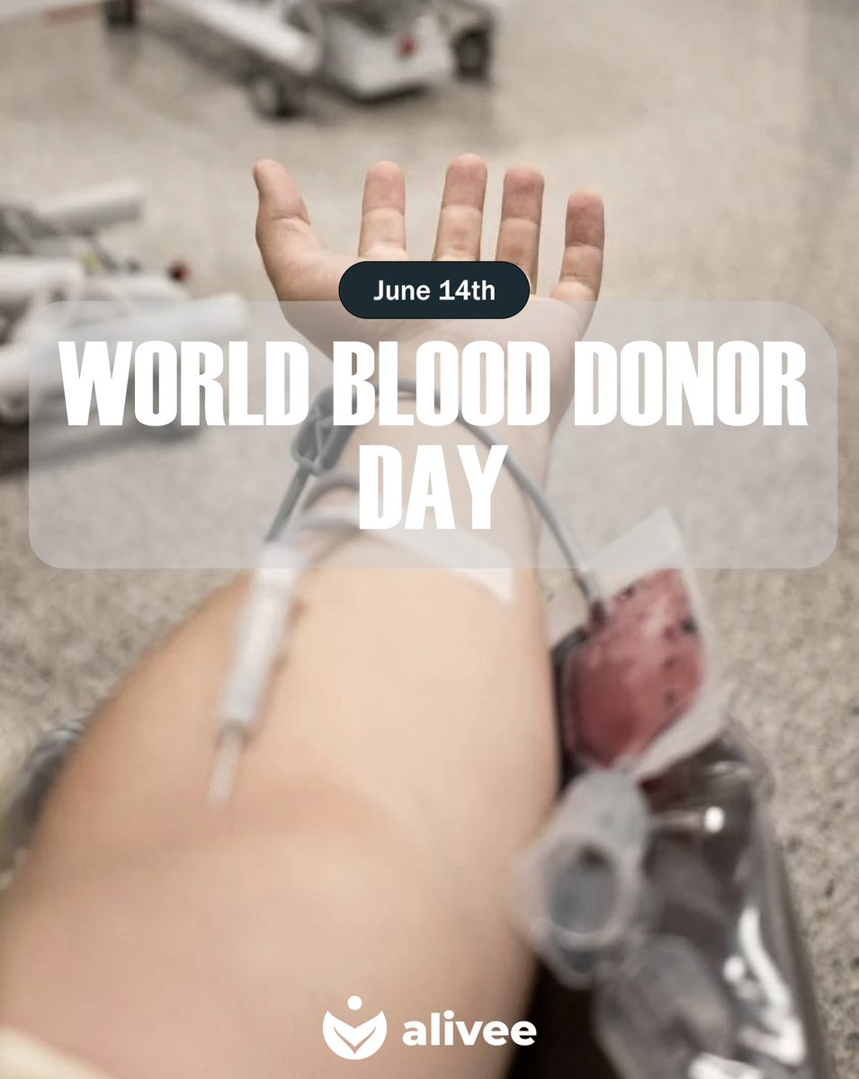 alivecares's tweet photo. Your blood donation can save lives and make a lasting impact. Donate from time to time and be a hero!
#alivee #worldblooddonorday #donateblood #savelives #beahero https://t.co/zVUef5wkTS