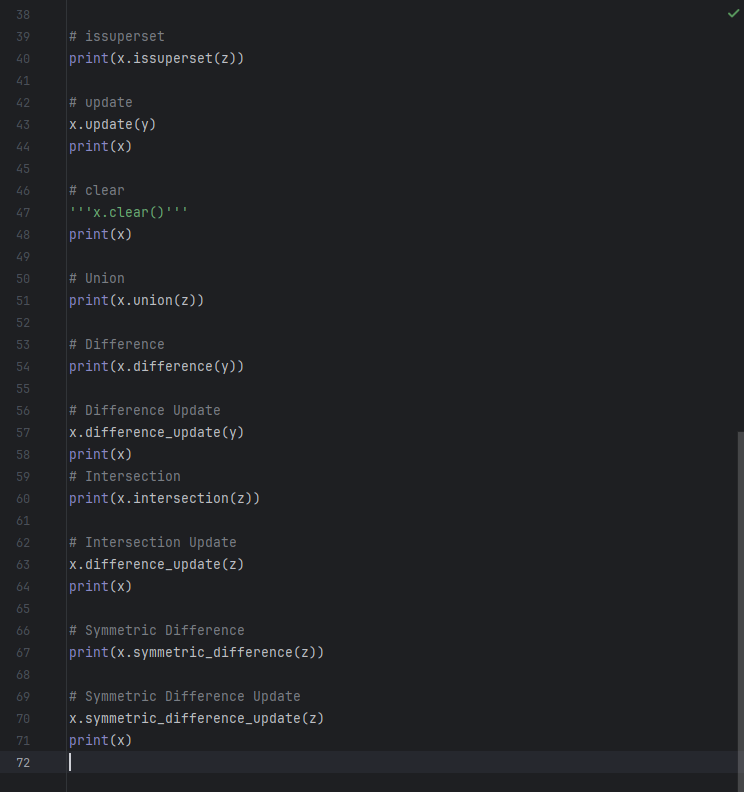 pratham_kshk's tweet photo. 🌟 Day 7 of My Python Journey! 🌟
It's been a week of consistent progress! Today I learned about:
- Sets
- Set methods
Solved several set-related questions. Stay tuned for more updates! 🧠💻 #PythonLearning #CodingJourney #DailyProgress #OneWeekMilestone https://t.co/X0MYqUr2cw