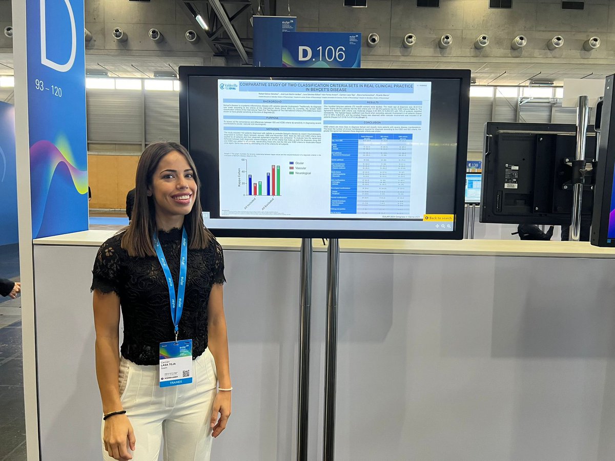 Day 3! 💪🏼 #EULAR2024 Delighted to have presented 3 poster tours and several poster views today!