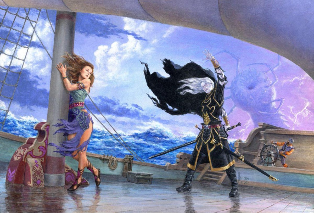 'Sailor on the Seas of Fate' by Richard Hescox
#fantasyart #Elric