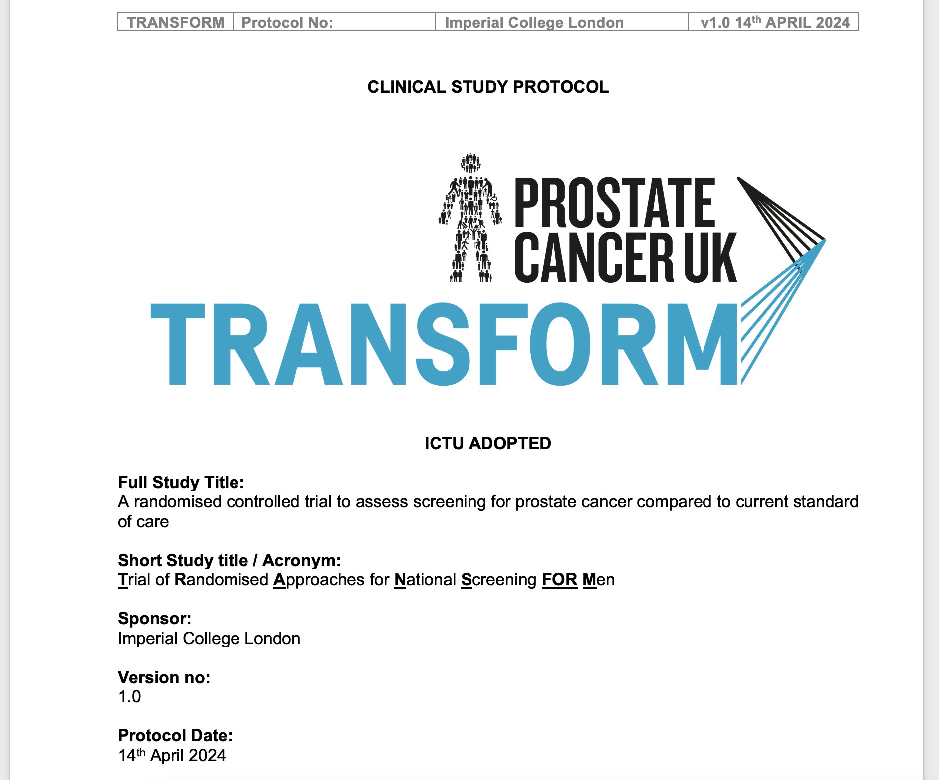 Hashim U. Ahmed on X: &ldquo;First draft version of TRANSFORM protocol 