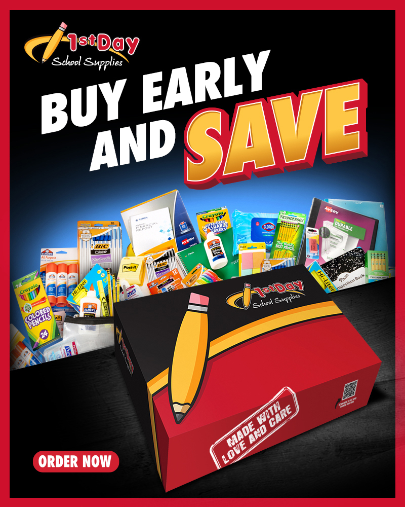 FtoRidge's tweet photo. Check one thing off your to do list for the summer and order your school supply kits! The deadline has been extended to tomorrow.

To order, visit https://t.co/lzzBbVhR0d

The supplies are customized to your student's grade and delivered to Ridge the week of July 14th. https://t.co/13OfmzfUYA