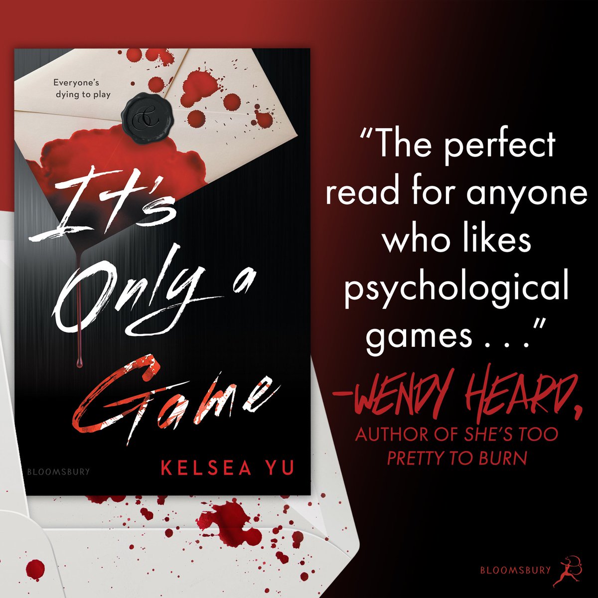 "With a protagonist you can’t help but root for, It’s Only a Game keeps the twists coming! Yu keeps you guessing in the best of ways, with likable characters, fully-realized settings, and surprises behind surprises. The perfect read for anyone who likes psychological games..." 🧵