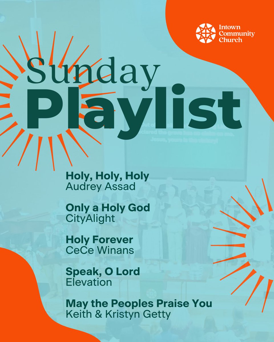 Intown_Church's tweet photo. Need a boost of positivity? Dive into our handpicked playlist guaranteed to lift your spirits.
▶️ Tune in now: https://t.co/RhJsfttul9
#IntownChurchATL #IntownCommunity #SundayPlaylist #Listen #Music https://t.co/vbqRrNI8je