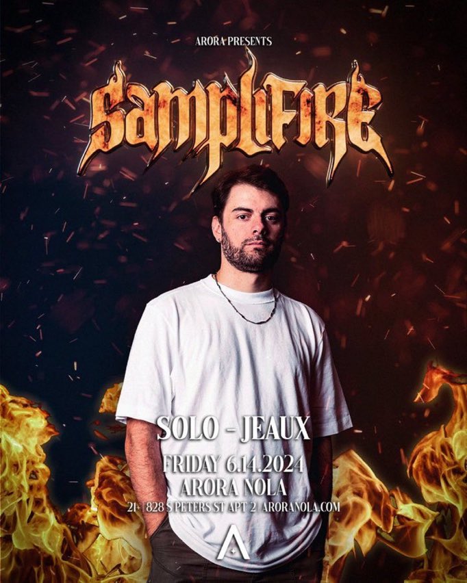 TONIGHT <a href="/Samplifire/">Samplifire</a> takes on nola!!