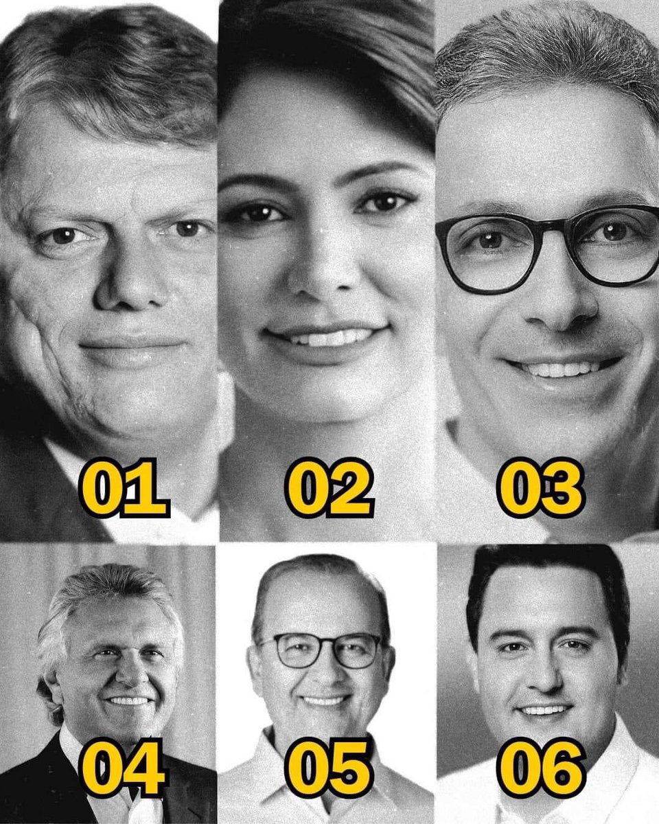 lira9344529's tweet photo. Se Bolsonaro permanecer inelegível em 2026, em quem você votaria para Presidente? 

Digite o número da opção nos comentários. https://t.co/VWr0mSbygF