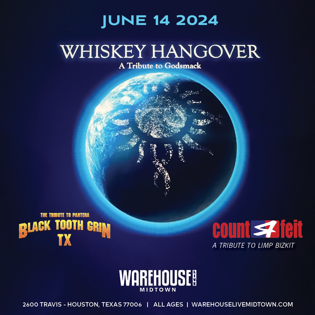 WHLFreeConcerts's tweet photo. Tonight at Warehouse Live Midtown! It’s a FREE 💥 one, with Whiskey Hangover (Godsmack tribute), Black Tooth Grin (Pantera tribute) and Count R Feit (Limp Bizkit tribute). Tickets 👉 https://t.co/lynQ21ac7g https://t.co/6A7ZXC4IPU