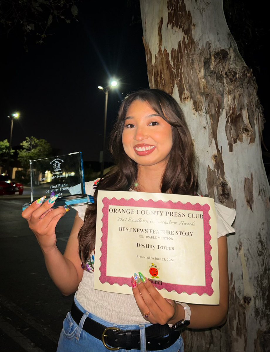 yagurldest's tweet image. My first OC Press Club awards gala and my brain is still buzzing. To be in a room with such talented reporters was such an honor.  So proud of everyone who puts in the hard work every single day to keep our communities informed, entertained and inspired. #SupportLocalJournalism